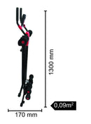 Panca Addominali Multifunzione Pieghevole 100Kg Max Everfit AB Force