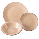 Servizio Piatti 18 Pezzi in Gres VdE Tivoli 1996 Baita Chocolate