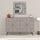 Madia 4 Ante 123x35x77,4 cm in MDF Dune Tortora