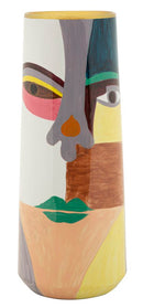Vaso Piccassy Color Tall Ø15x40 cm in Ceramica Multicolor      