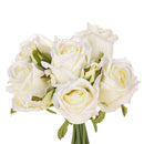 Bouquet Artificiale con Altezza 22 cm Nat Touchm Bianco