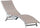 Vorghini Onda Tortora Gartenliege aus Aluminium