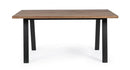 Tavolo Oslo Antracite/Naturale 160x90 cm in Legno