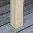 Fioriera Rialzata 90x40x81 cm in Legno di Abete Naturale