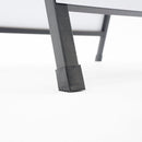 Espositore Pubblicitario Bifacciale Bifacciale con Lavagna 60x90 cm in Metallo Nero