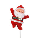 Set 24 Pick Babbo Natale H21 cm Rosso