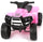 Elektrisches Mini-Quad für Kinder 6V Schwarz und Rosa