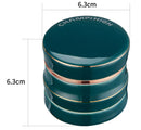 Grinder Ø63 mm 4 Livelli per Spezie Erbe e Tabacco in Porcellana Verde