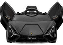 Macchina Elettrica per Bambini 12V con Licenza Lamborghini Sian FKP 37 Nera Metallizata