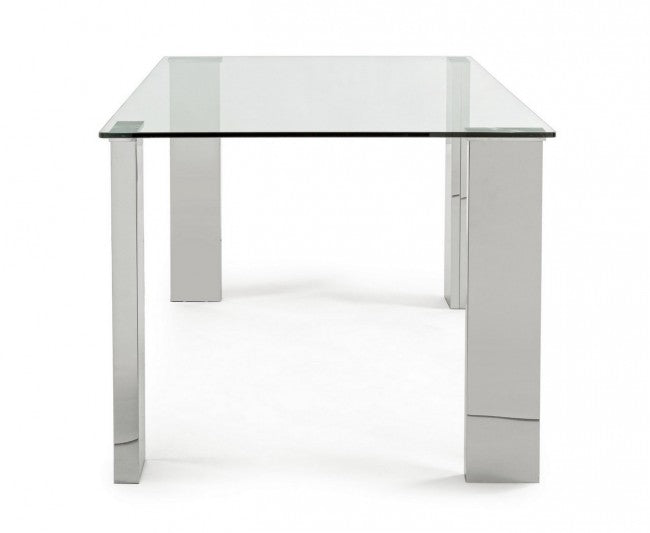 Tavolo New Arley 160x90 Fisso in Vetro