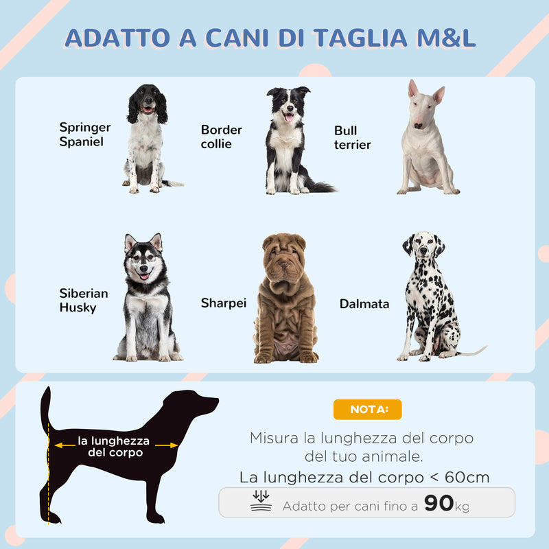 Cuccia per Cani Grandi da Esterno Pavimento Rimovibile 84x99x87 cm in Legno Grigio 
