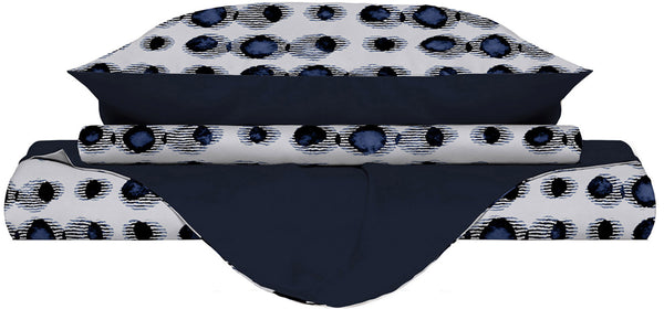 Bettbezug mit Aufdruck auf der Tasche und optische Doubleface-Kissenbezüge acquista