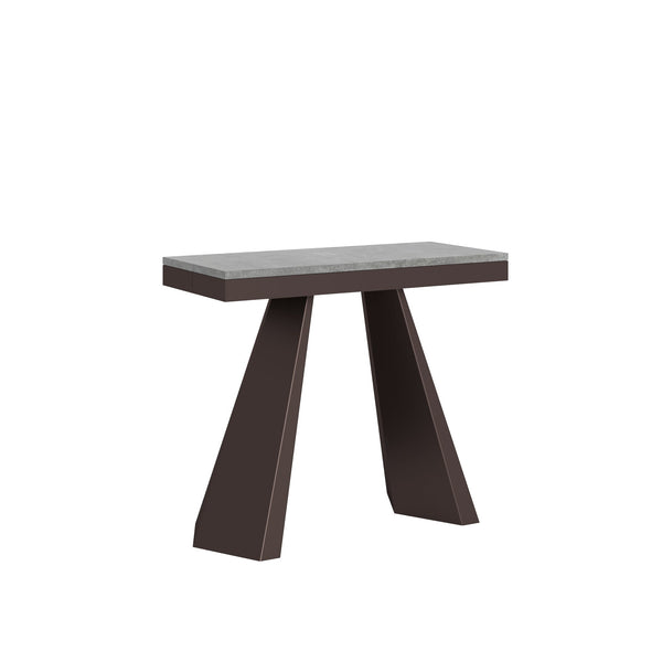 acquista Consolle Allungabile 90-300x40x77 cm in Nobilitato Grigio