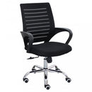 Poltrona da Ufficio Lucy 56x58x94/104 h cm in Poliuretano Nero