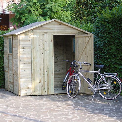 Hauskiste Holzschuppen für Werkzeuge mit Tür und Fenster 220X213X216Cm  sconto