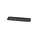 Sottovaso Rettangolare per Vaso a Cassettone Tera Tora Saucer Ash 77x22 cm in Plastica Antracite 
