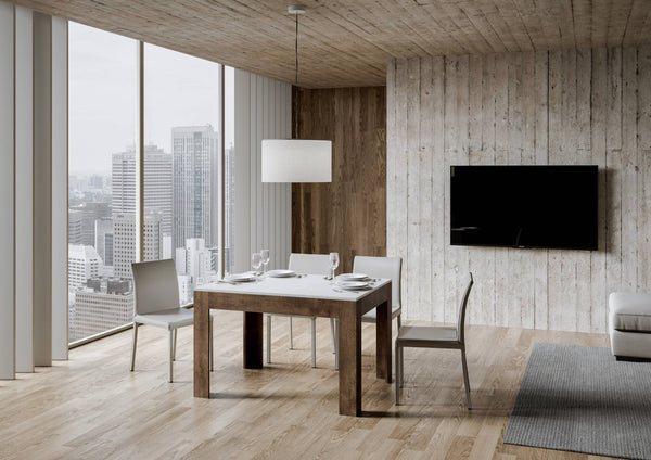 prezzo Tavolo Allungabile 120-180x90x77 cm Bibi Mix Bianco Frassino