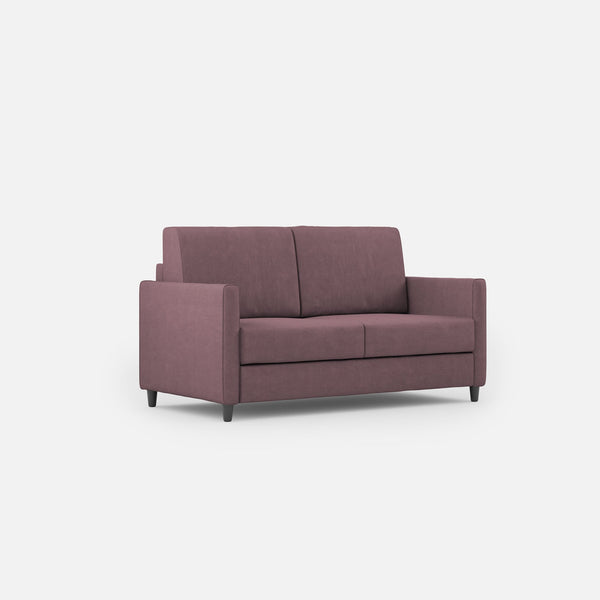 Divano 2 Posti 138x85x85 cm Karay in Tessuto Prugna prezzo