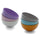 Set mit 6 Steingutschalen Kaleidos Mix&Match