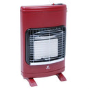 Stufa a Gas Metano Rossa per Interno Infrarossi da Parete Muro o Pavimento