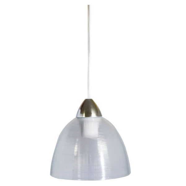 prezzo Aufhängung D20 1xE27 Chrom-transparenter Rahmen Glas transparentes Gel E-Energy Carla