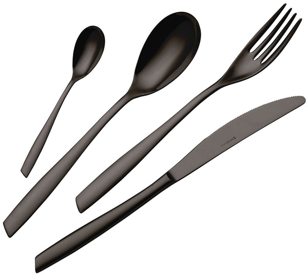 acquista 24-teiliges Besteckset aus 18/10 PVD-Stahl Eme Eleven Black