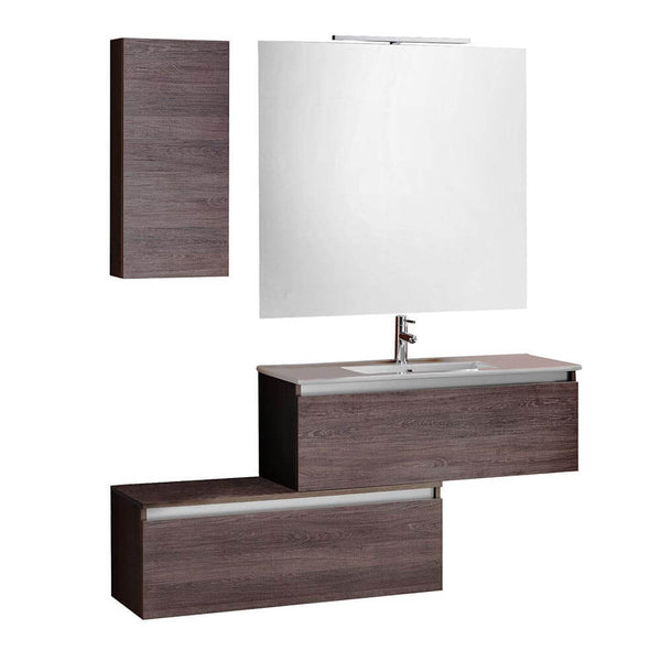 sconto Hängender Badezimmerschrank Ibiza 16 Dark Tobacco TFT