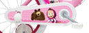 Bicicletta per Bambina 16" 2 Freni  Masha e Orso Rosa