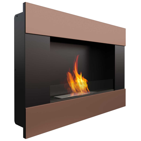online Bioethanol Wandkamin 90x65,2 cm Flig Boston Bronze