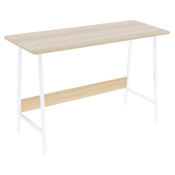 Scrivania da Ufficio 120x45x72 cm in Metallo e Legno Dalla Bianco/Frassino acquista