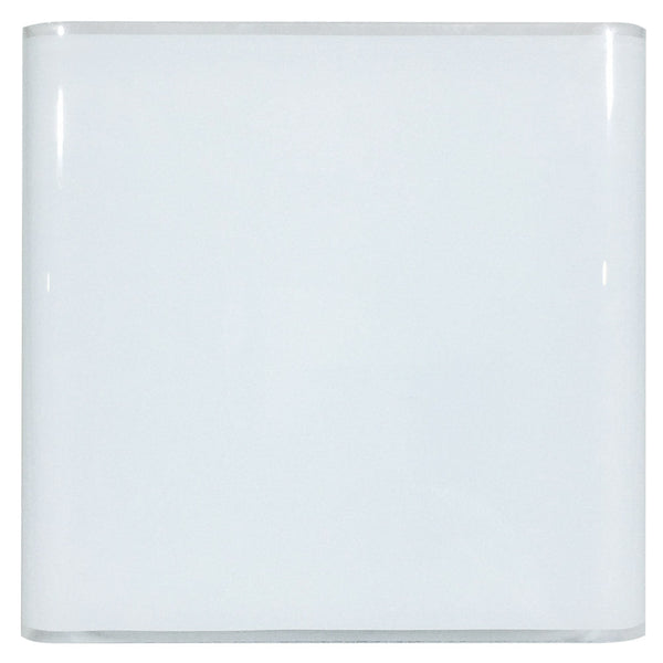 sconto Deckenleuchte 1xE27 Weiss Gestell Glasplatte Weiss E-Energy Altea