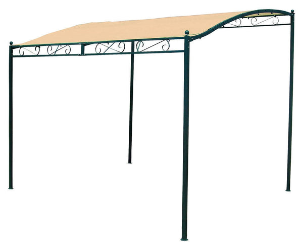 sconto Garten Pergola 2,5x3m in Stahl Bauer Beige