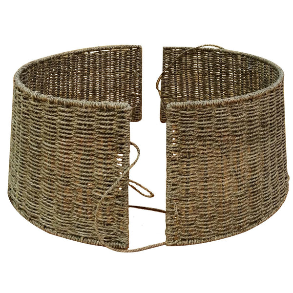 Copri base cordoncino albero natale marrone tondo cm 66x55xh28 sconto