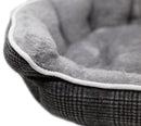 Cuccia per Cani e Gatti in Poliestere Scotland Grigio Chiaro Varie Misure