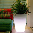Vaso Luminoso da Giardino a LED Ø40 cm in Resina 5W Cypress Bianco Freddo