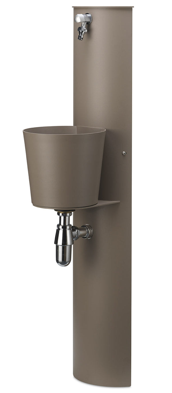 Belfer 42/PRT Tortora Gartenwandbrunnen mit Wasserhahn und Eimer sconto