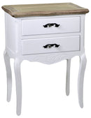 Mobiletto 2 Cassetti in Legno Country