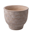 Contenitore Decorativo Disegni Rilievo Ø 23 H 21 cm