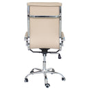 Poltrona Mito Presidenziale Simil Tortora Cromata