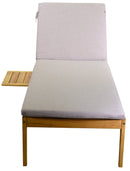 Lettino Prendisole da Giardino in Legno Nanchino