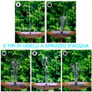 Fontana Galleggiante per Laghetto a Ricarica Solare