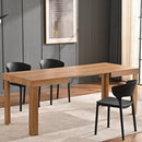 Tavolo da Pranzo Allungabile 120-200x80x76 cm in Legno Quercia      
