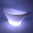 Secchiello Ghiaccio Portabottiglie 64x30x28 cm a Led Ricaricabile in Polietilene Multicolor