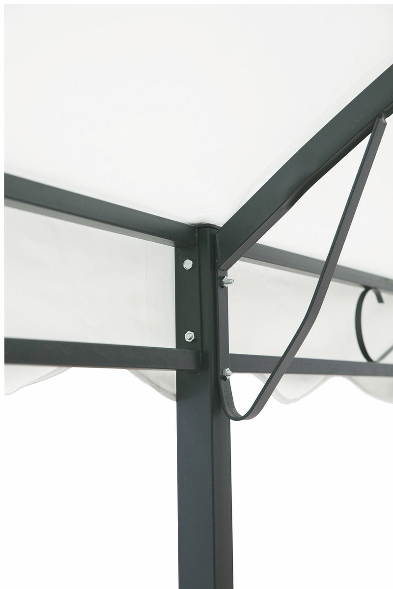 Gazebo da Giardino in Ferro 3x4 mt Soriani Tunnel Ecrù