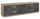 Mobile Basso 4 Cassetti 179x50x47 cm Noce Stelvio/Ossido Nero