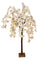 Künstlicher Pfirsichbaum für den Innenbereich mit Led Höhe 120 cm