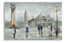 Dipinto Sut Tela Old City 120x3,7x80 cm in Alluminio Legno e Canvas