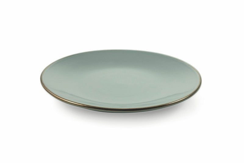 Set 6 Piatti Frutta Ø20,4x2,5 cm in Gres Villa d'Este Home Tivoli Royal Light Grigi