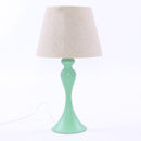 Lampada da Tavolo Ø24xH44 cm in Metallo Verde Chiaro