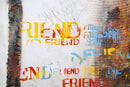 Dipinto su Tela Chitarra Art 90x3,5x120 cm in Legno e Canvas